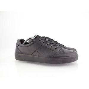 Ecco Soft Classic M Sneakers Mens Size 45 EU 11 - 11.5 US Black Leather Shoes